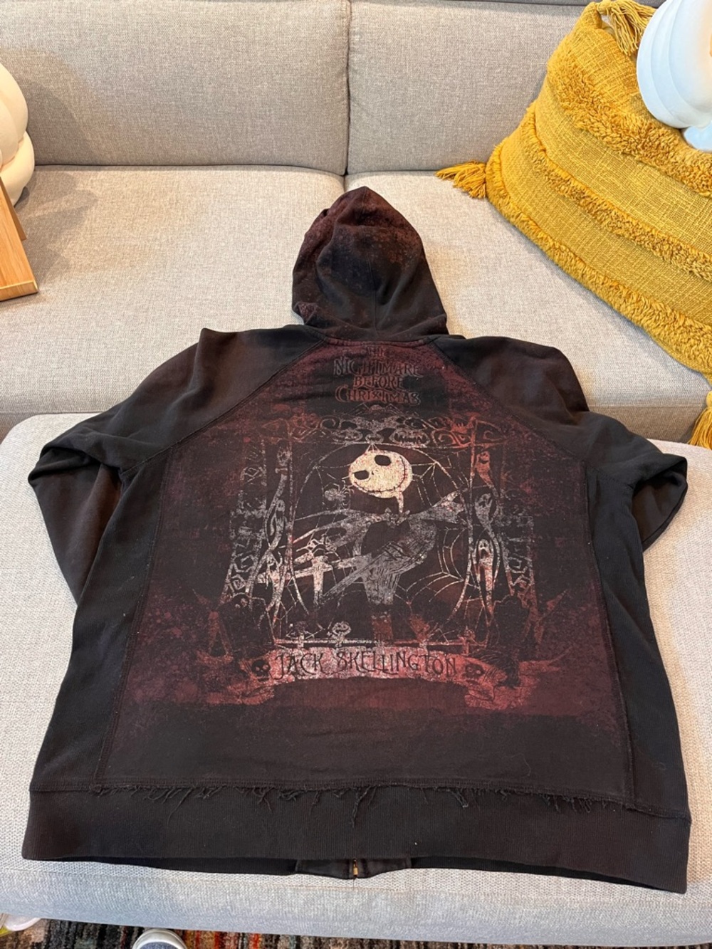 Vintage nightmare before Christmas hoodie jack skellington Disney